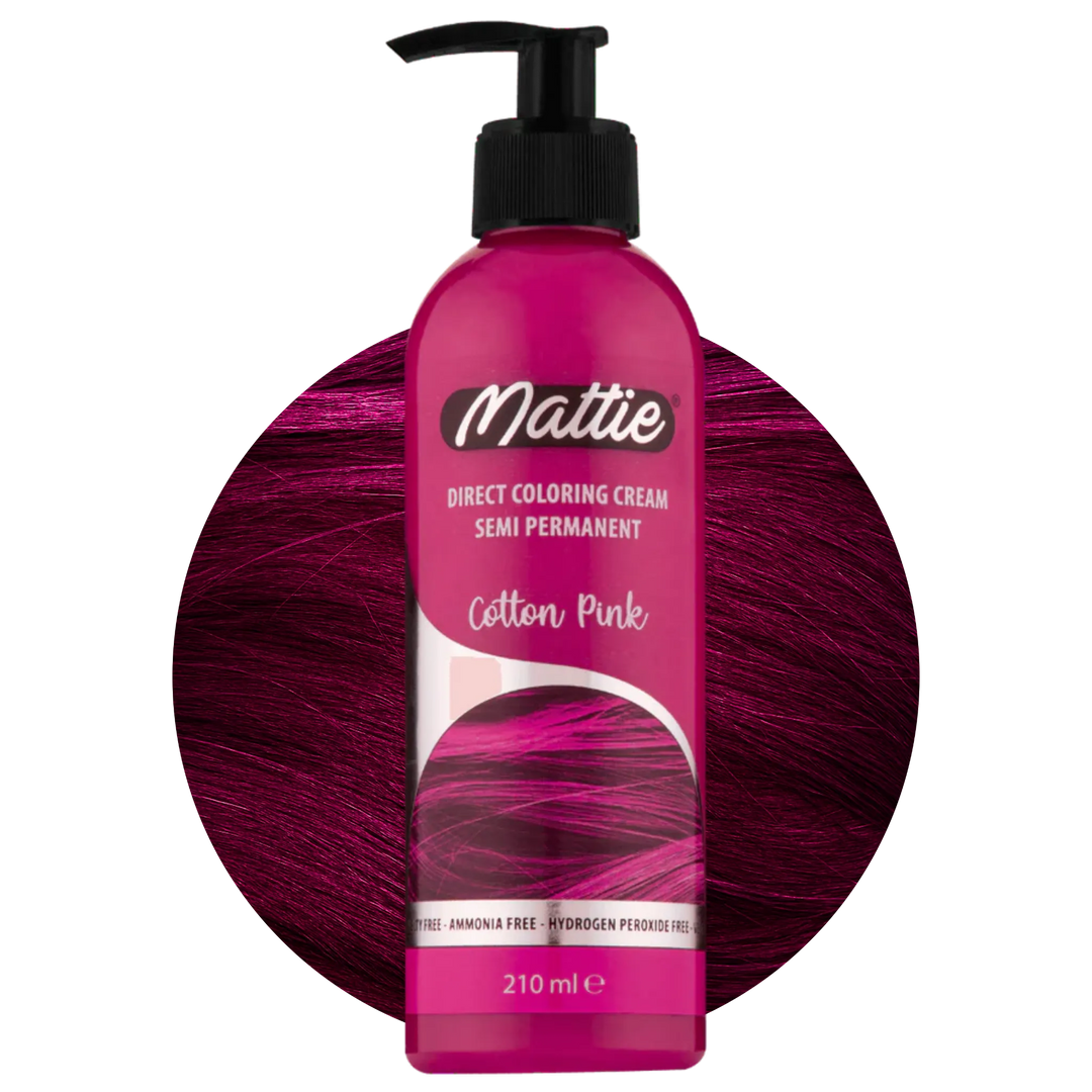 Mattie Cotton Pink - Direct Vegan Coloring Cream Semi-Permanent 210ml