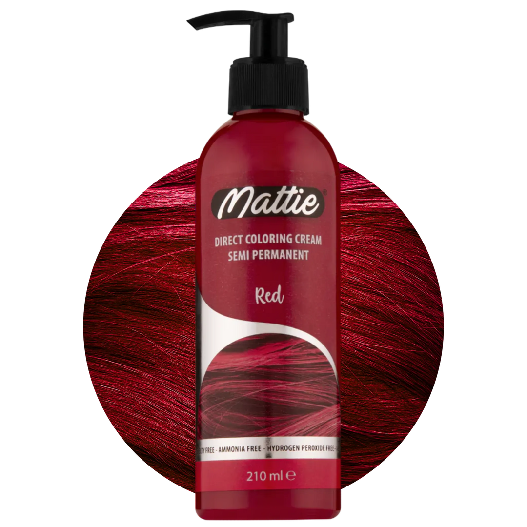 Mattie Red - Direct Vegan Coloring Cream Semi-Permanent 210ml
