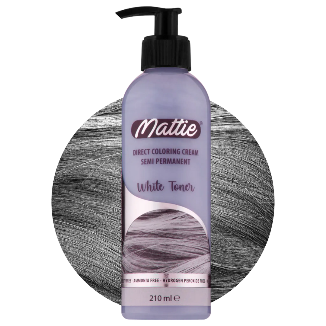Mattie White Toner - Direct Vegan Coloring Cream Semi-Permanent 210ml