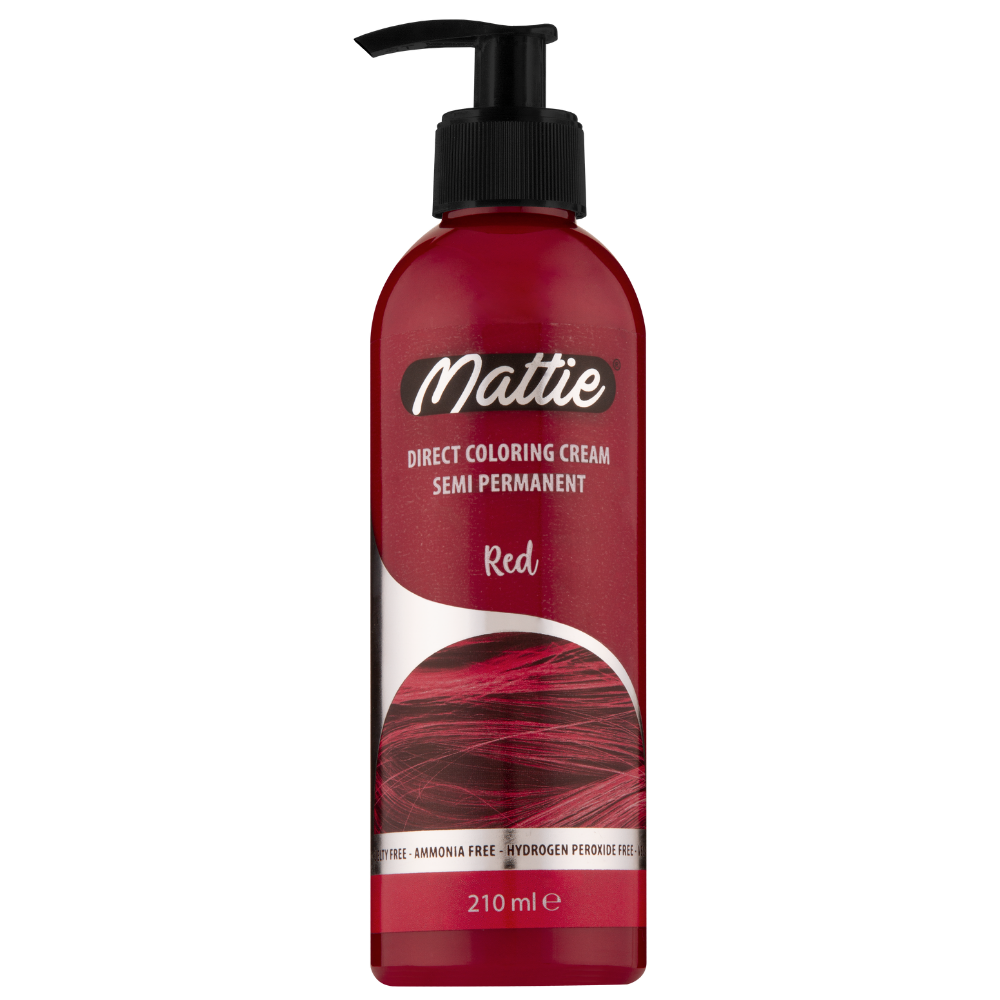 Mattie Red - Direct Vegan Coloring Cream Semi-Permanent 210ml